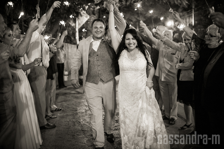 Hemingway House Sparkler Exit Wedding Photo Key West IMG_0044